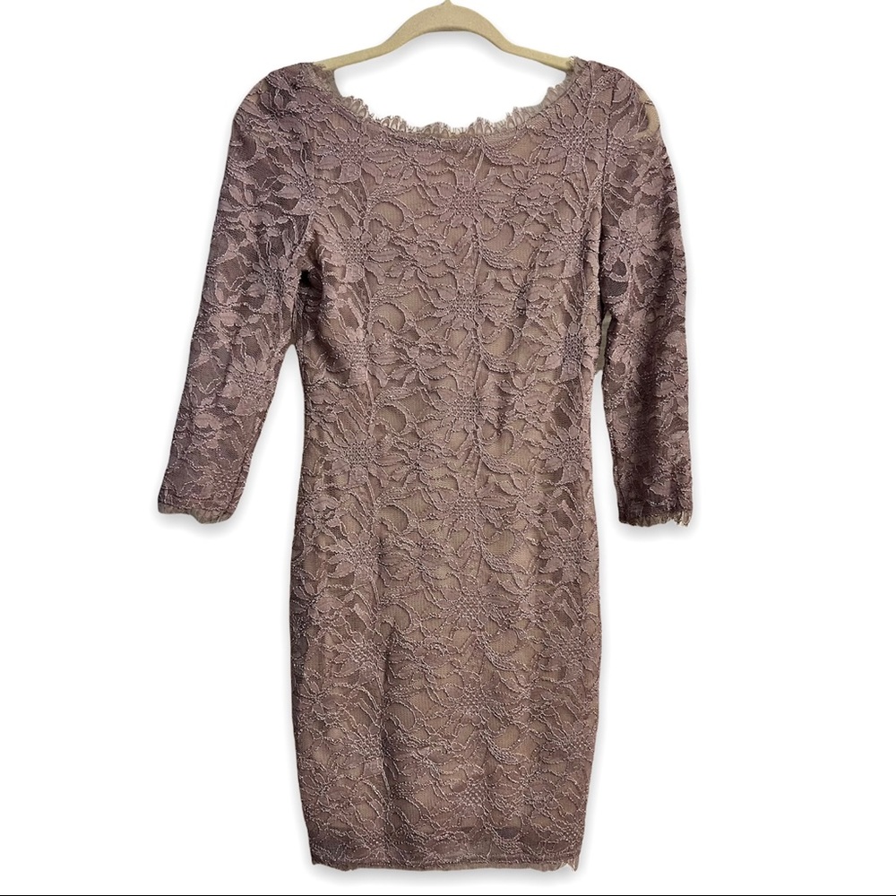 Type Z Lace Overlay Dress